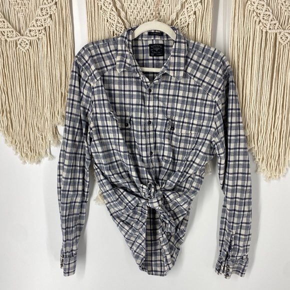 Lucky Brand Tops - Vintage Lucky Brand Plaid Flannel Boyfriend Shirt